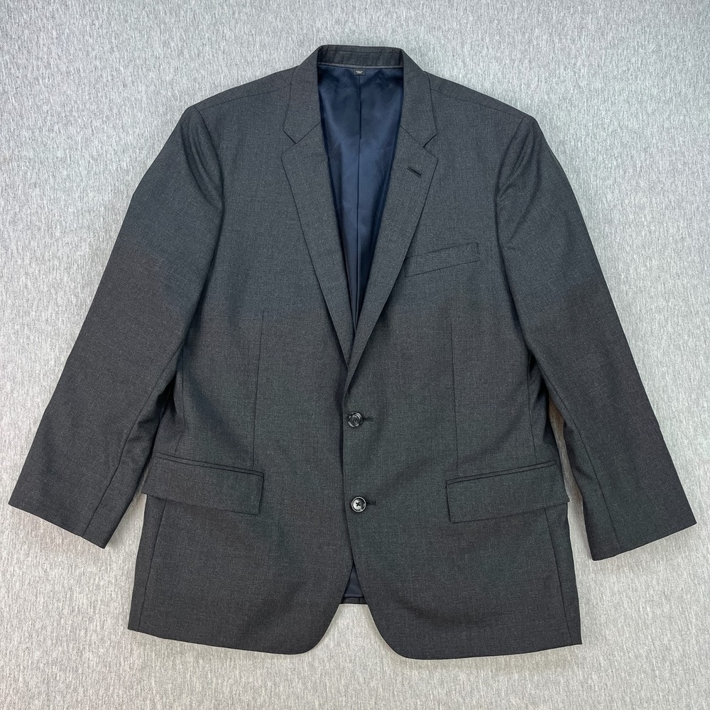 J.Crew Ludlow Blazer Mens 44R Charcoal Gray Loro Piana Wool Super 120s Italy